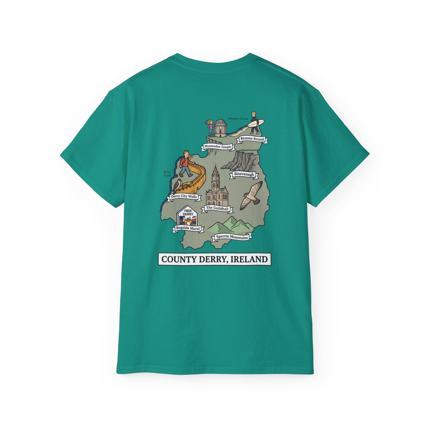 Unisex County Derry Landmark T Shirt