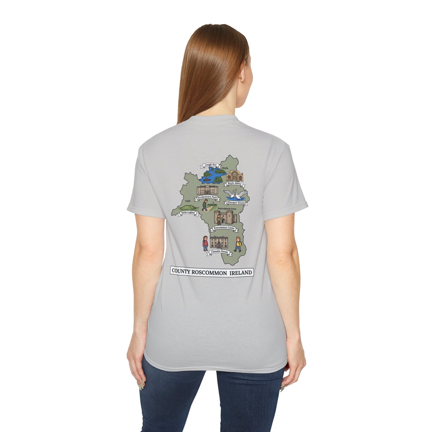 Unisex County Roscommon Landmark T Shirt