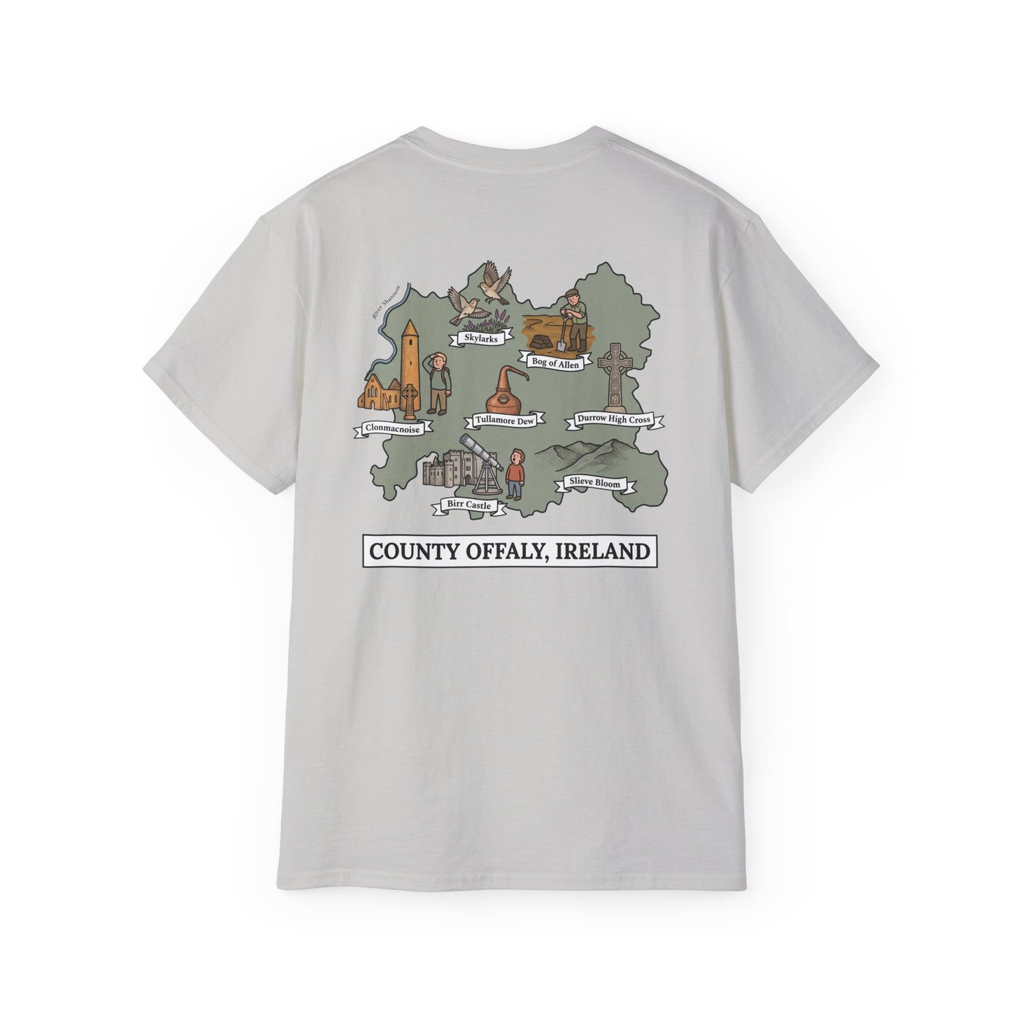 Unisex County Offaly Landmark T Shirt