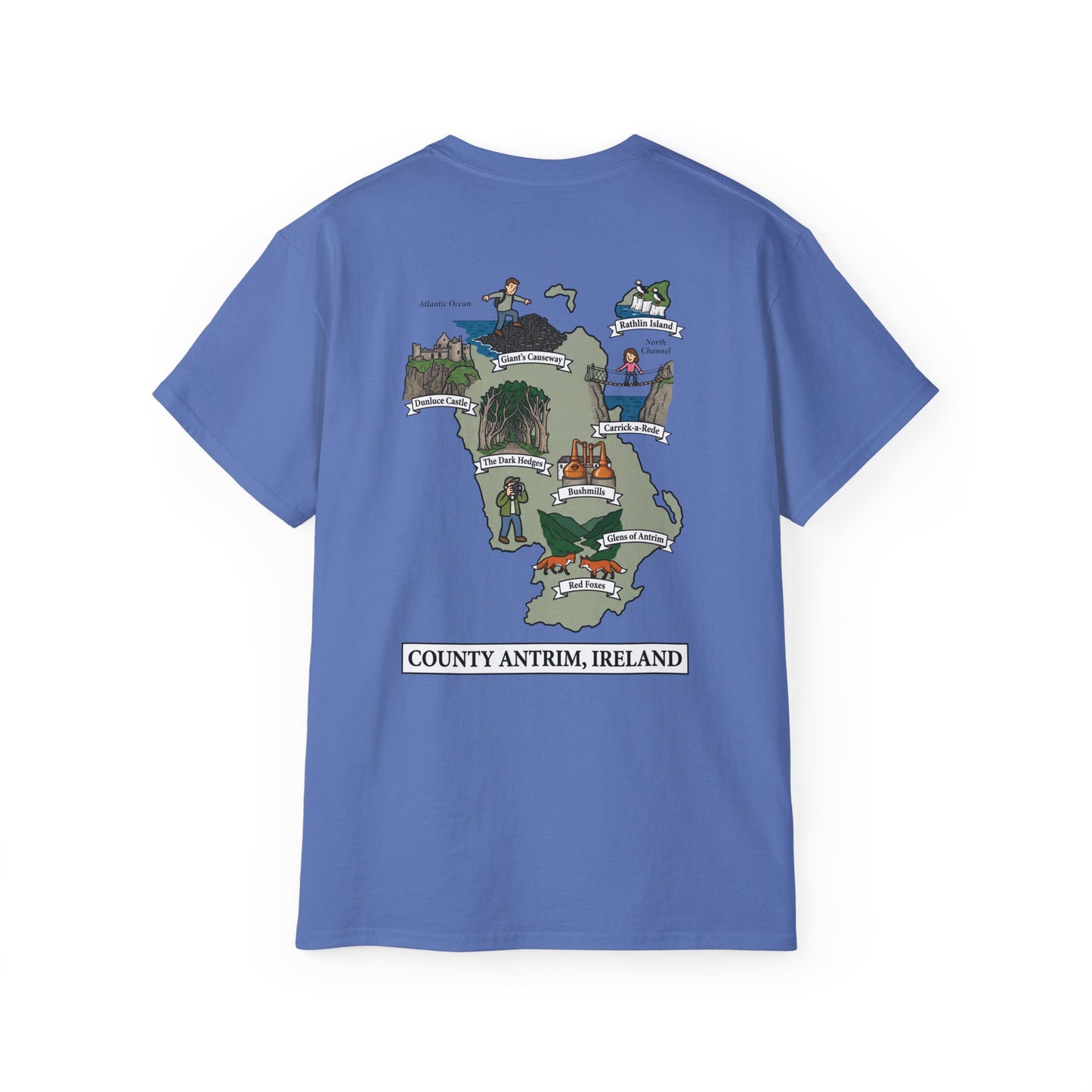 Unisex County Antrim Landmark T Shirt