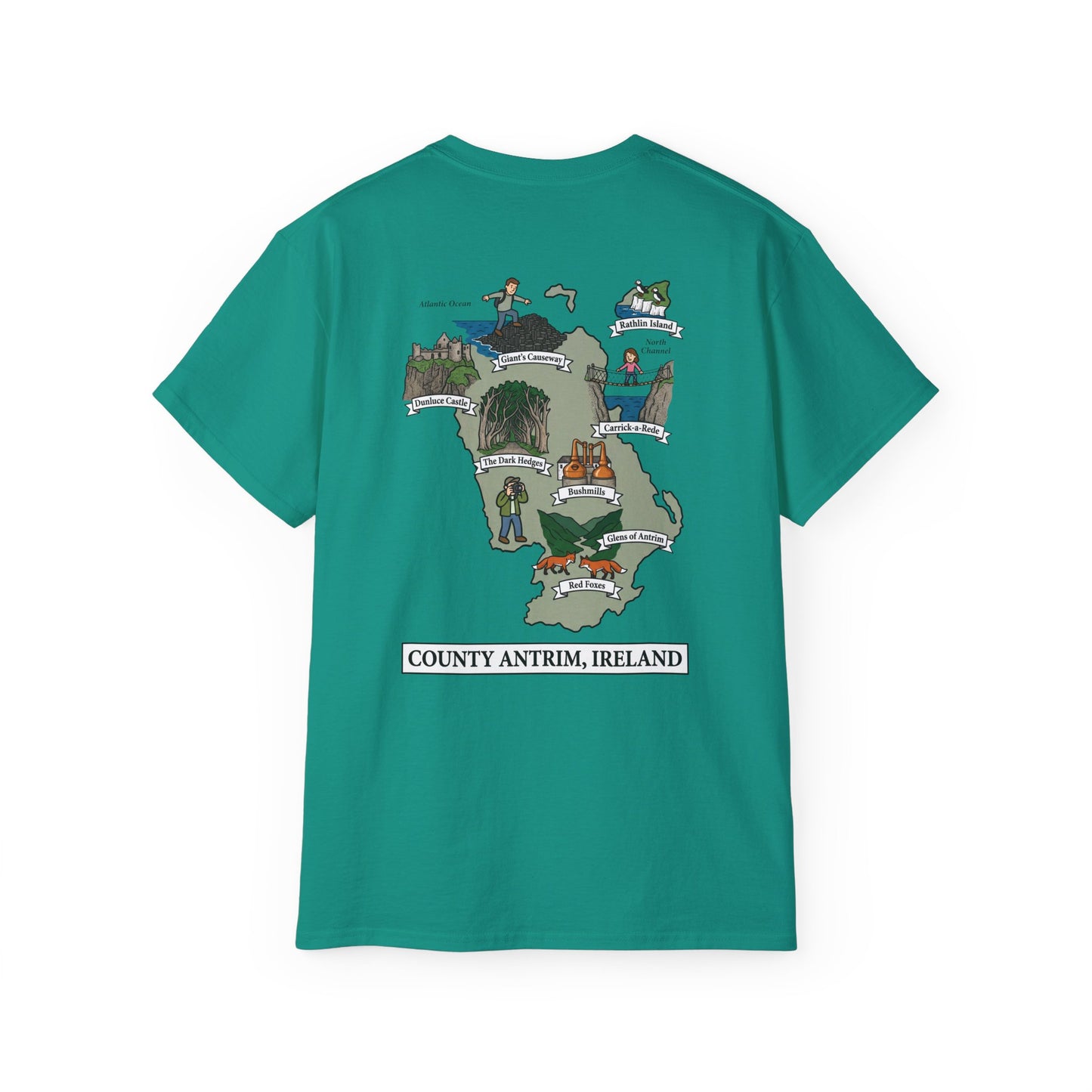 Unisex County Antrim Landmark T Shirt