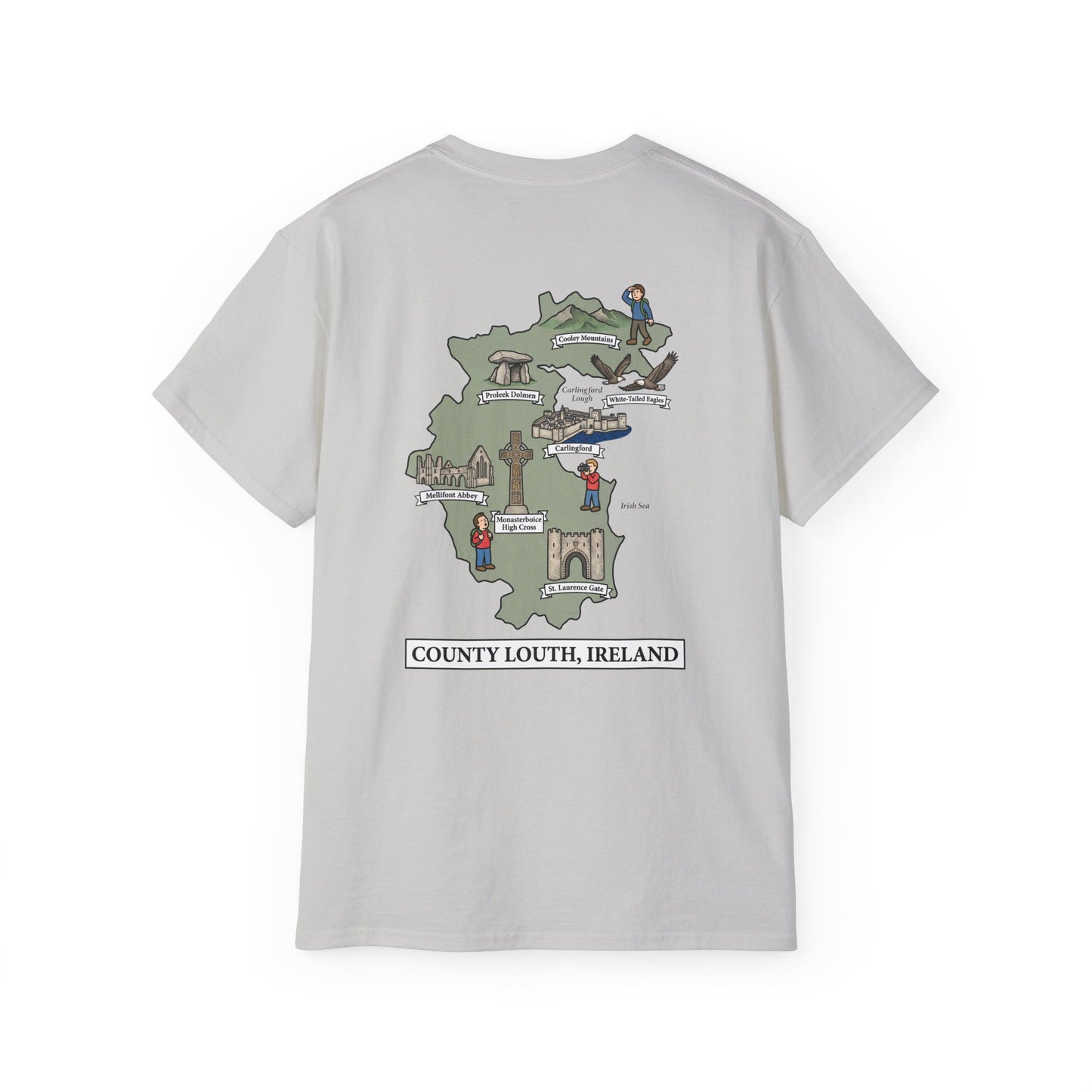 Unisex County Louth Landmark T Shirt