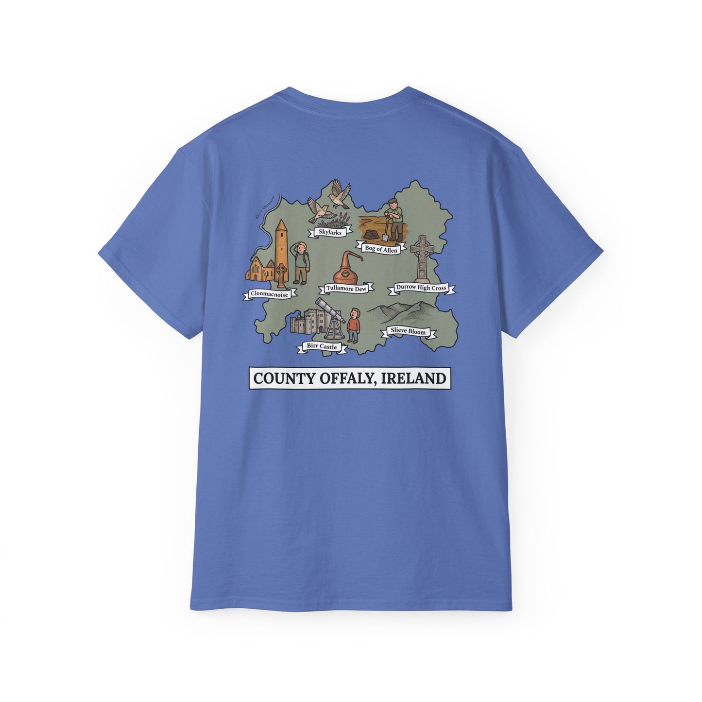 Unisex County Offaly Landmark T Shirt