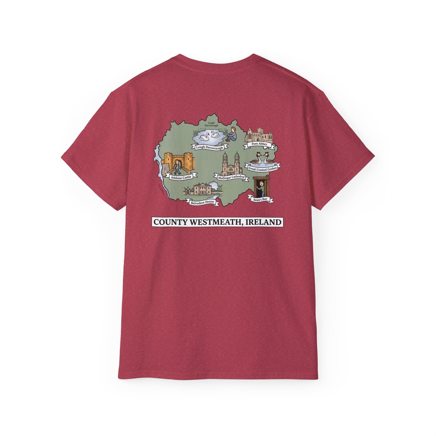 Unisex County Westmeath Landmark T Shirt