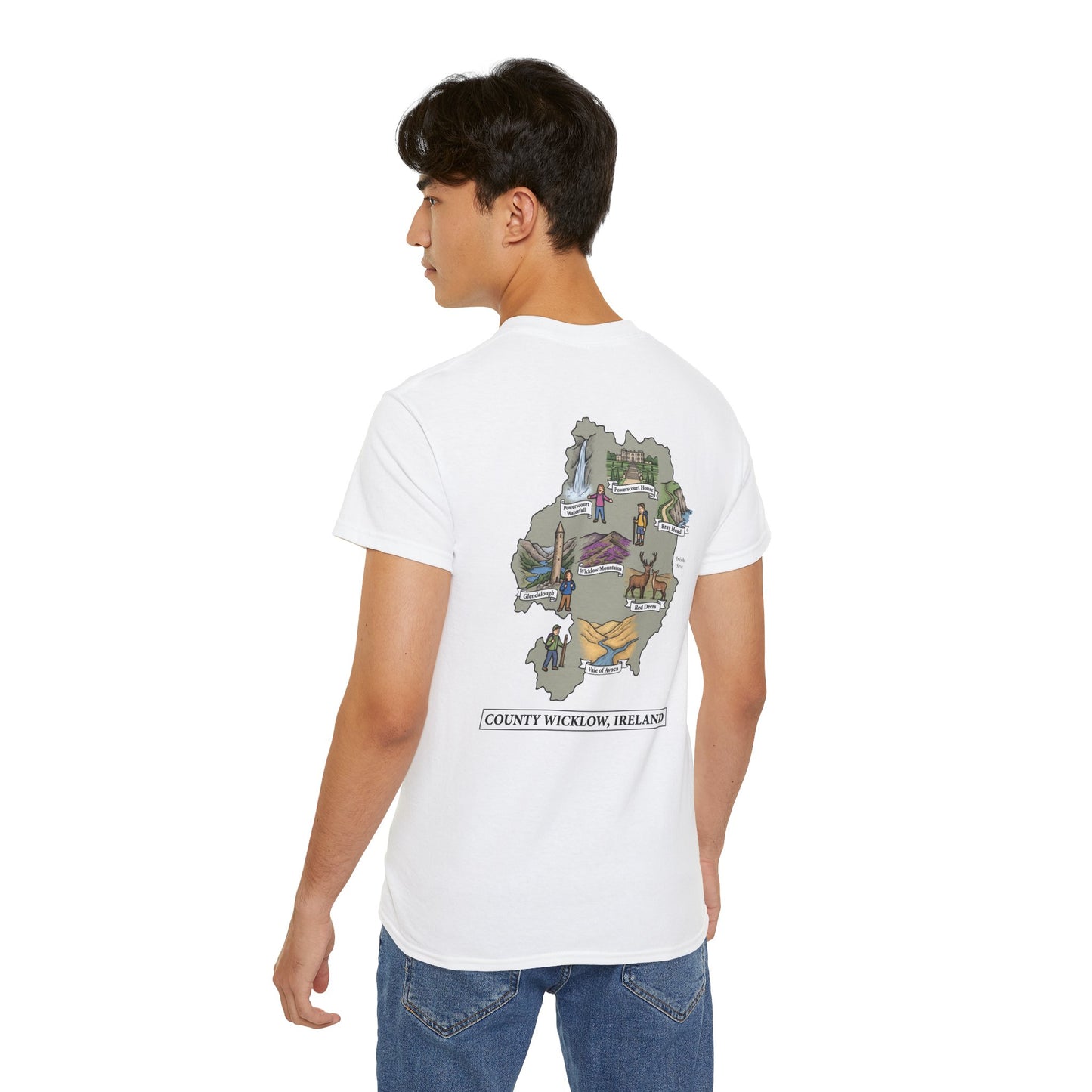 Unisex County Wicklow Landmark T Shirt