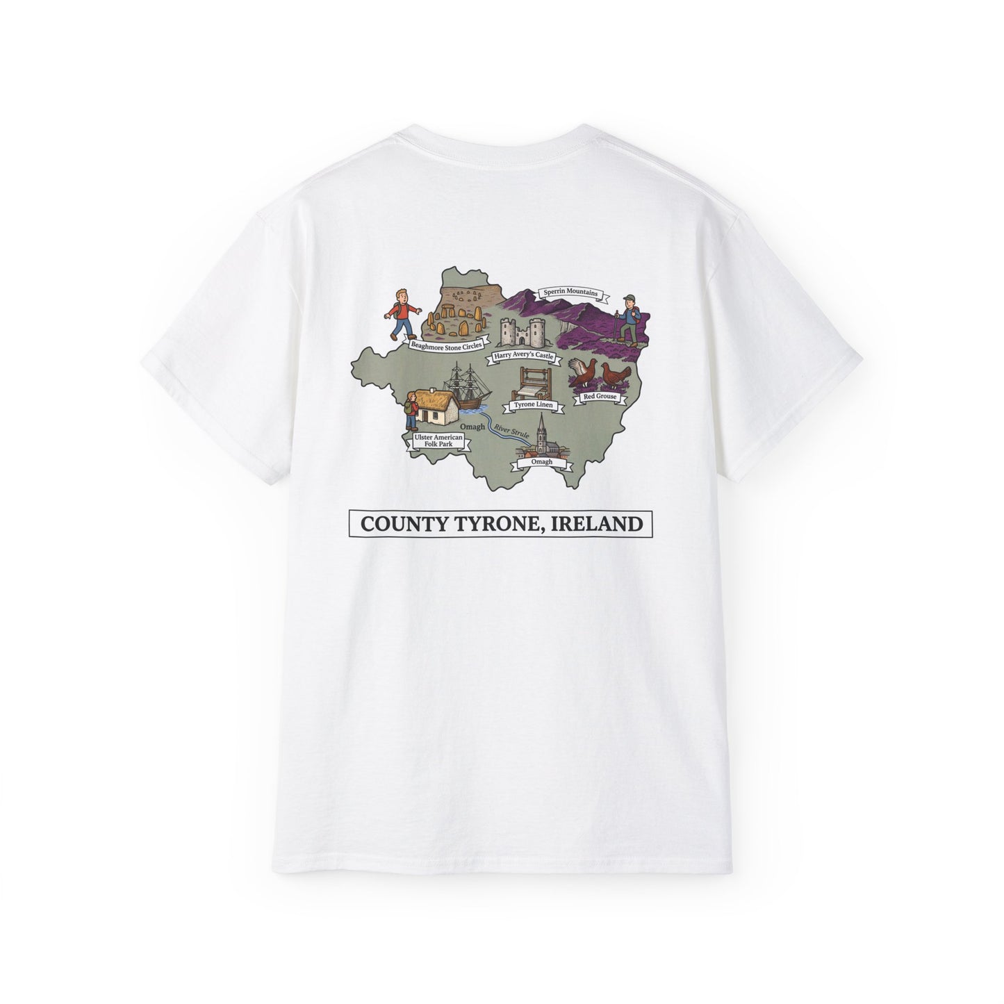 Unisex County Tyrone Landmark T Shirt