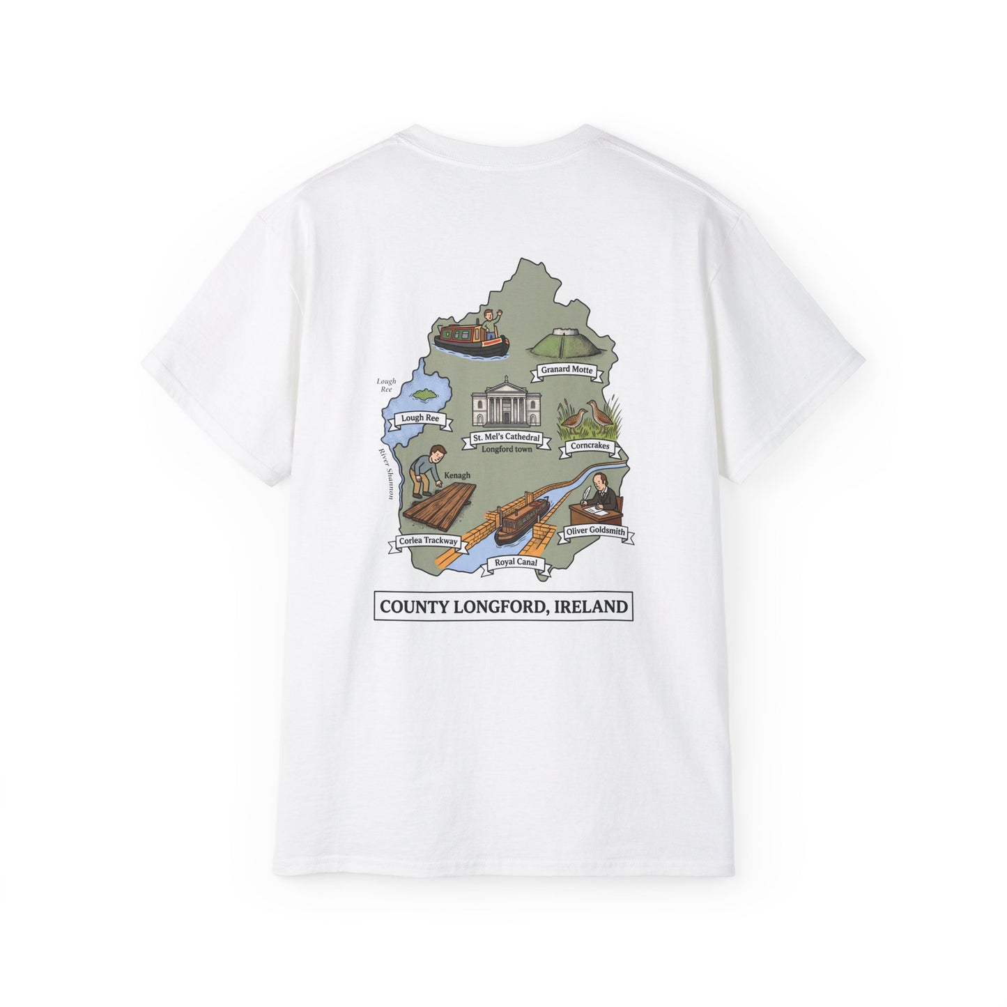 Unisex County Longford Landmark T Shirt