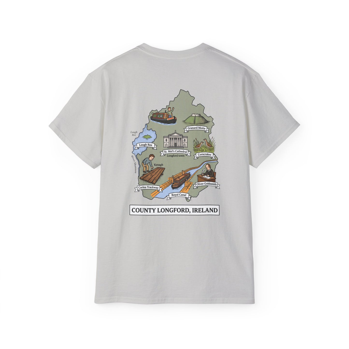 Unisex County Longford Landmark T Shirt