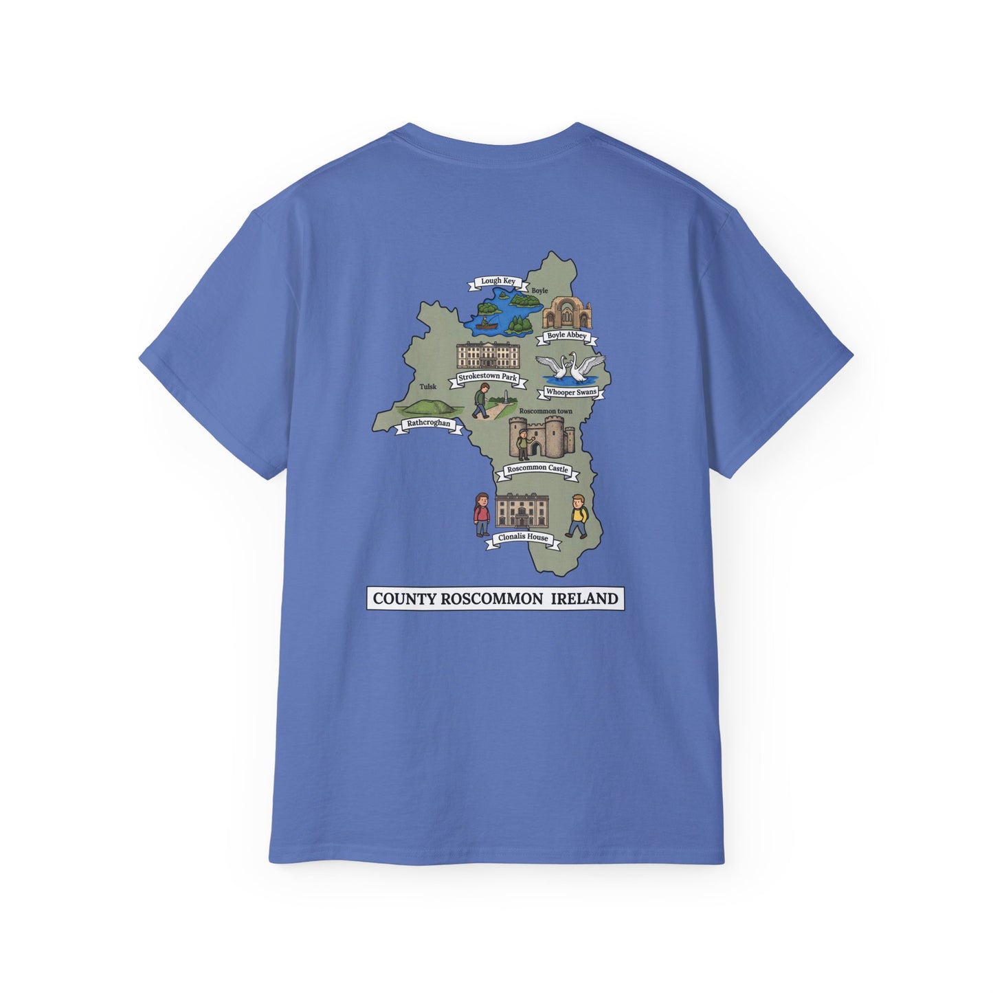 Unisex County Roscommon Landmark T Shirt