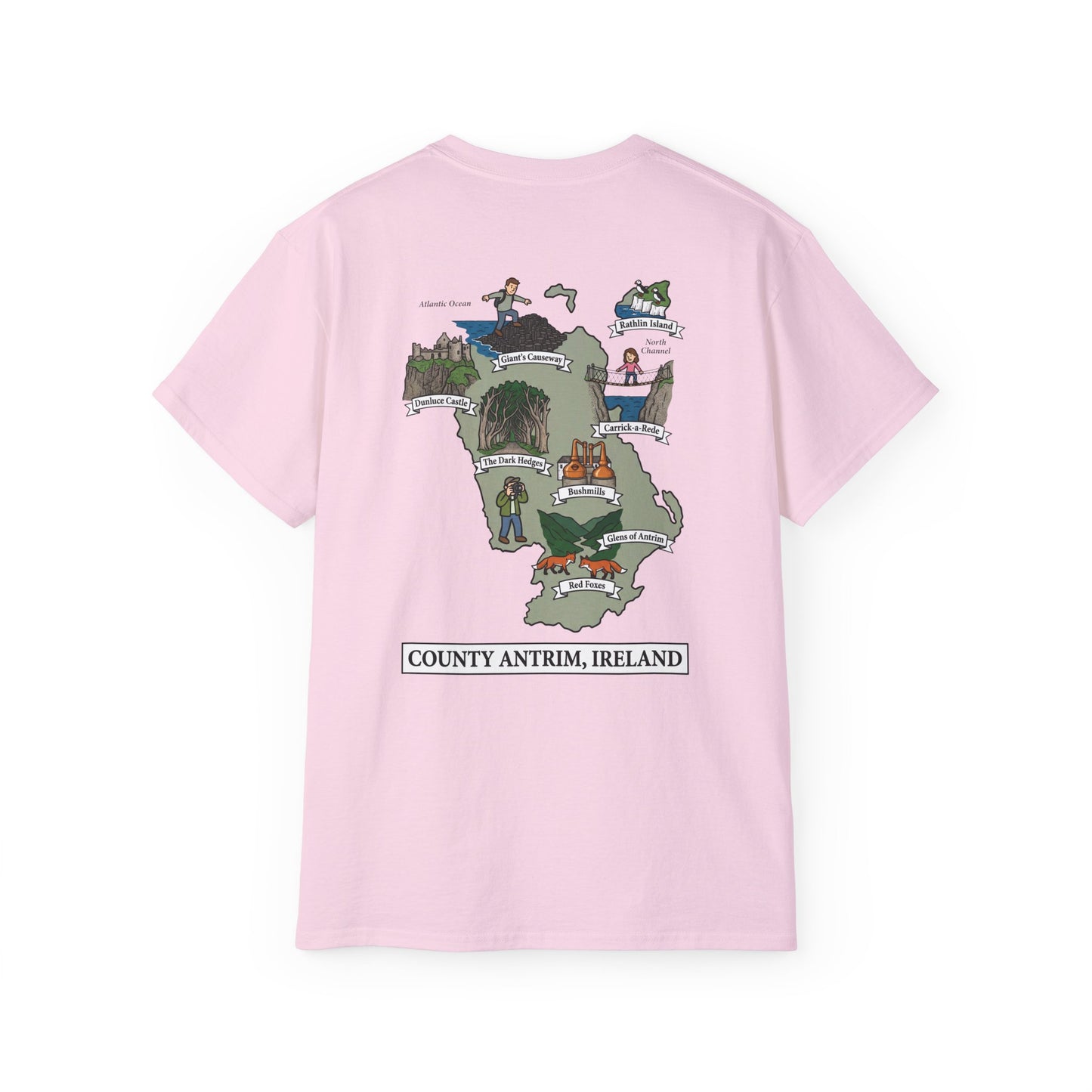 Unisex County Antrim Landmark T Shirt