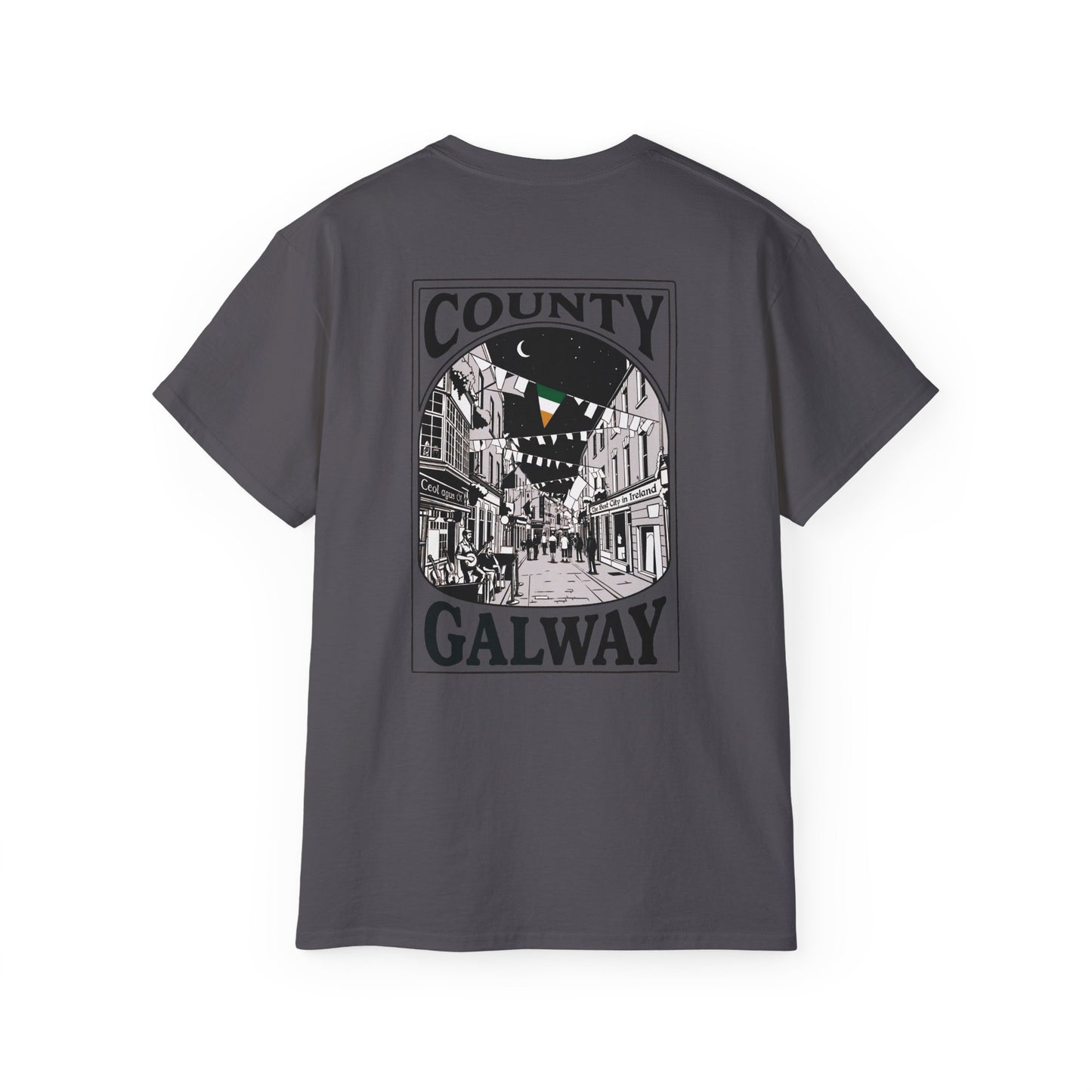 Unisex County Galway Quay Street T Shirt