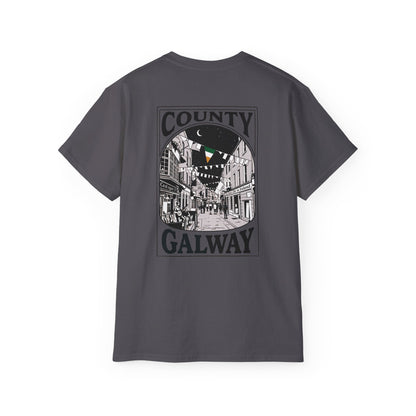 Unisex County Galway Quay Street T Shirt