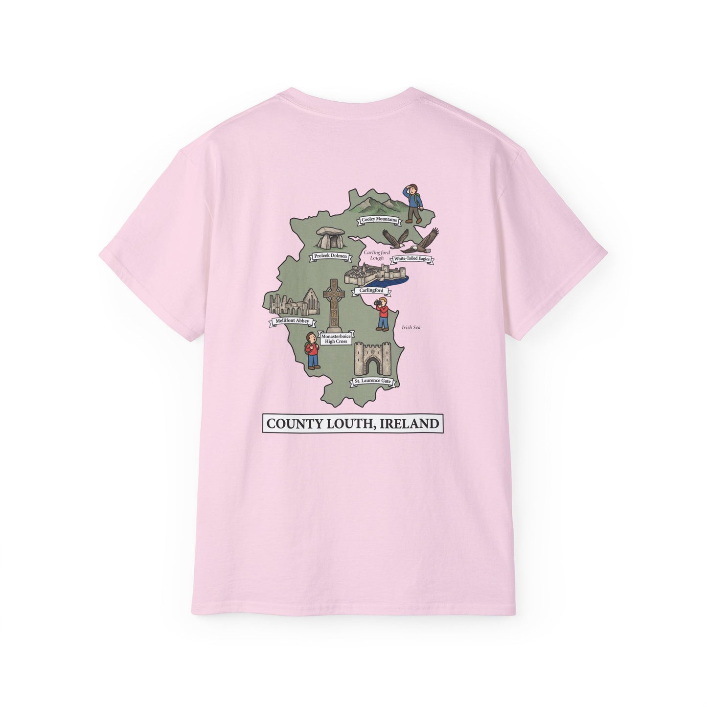 Unisex County Louth Landmark T Shirt