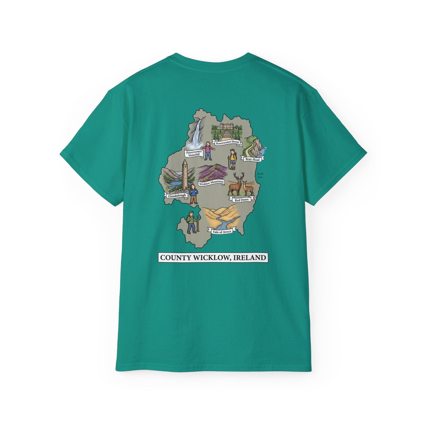 Unisex County Wicklow Landmark T Shirt