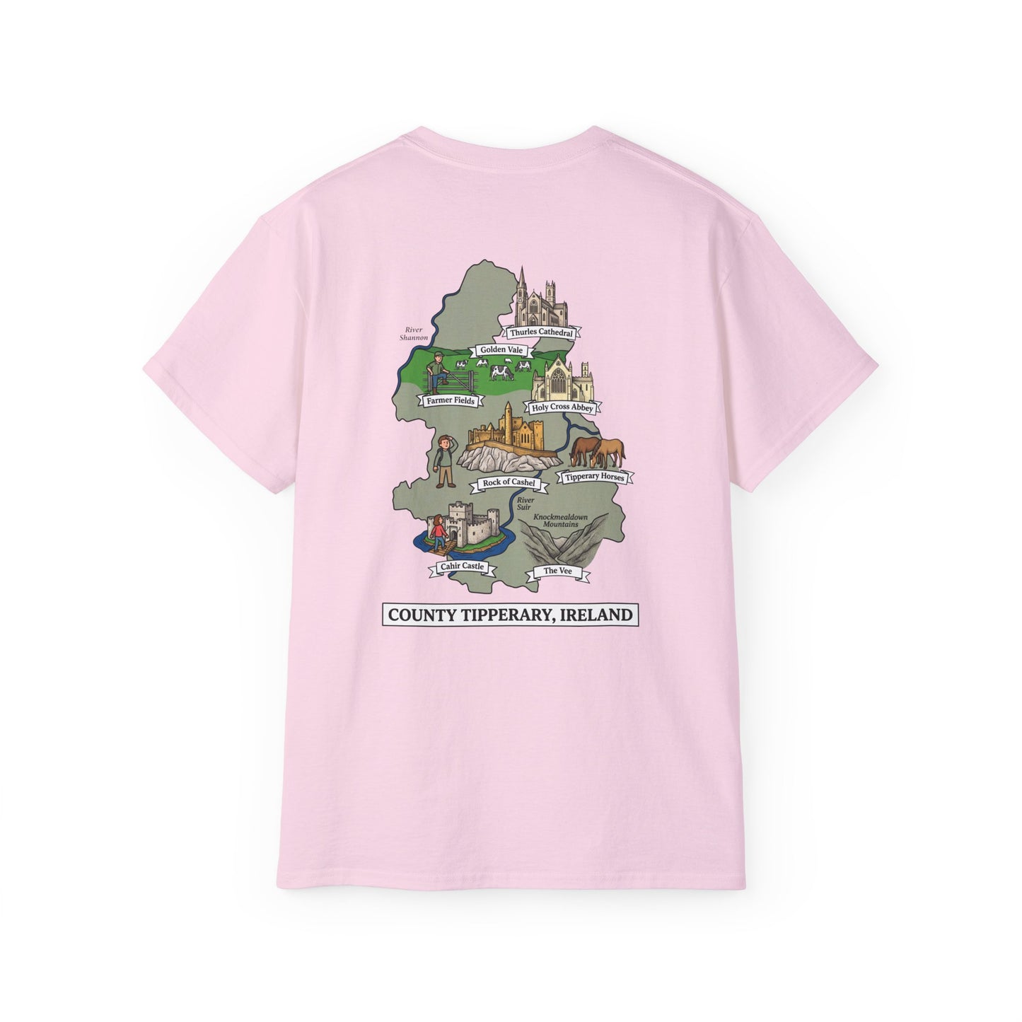 Unisex County Tipperary Landmark T Shirt