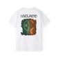 Unisex Ireland Tri Colour Celtic Cross T Shirt.