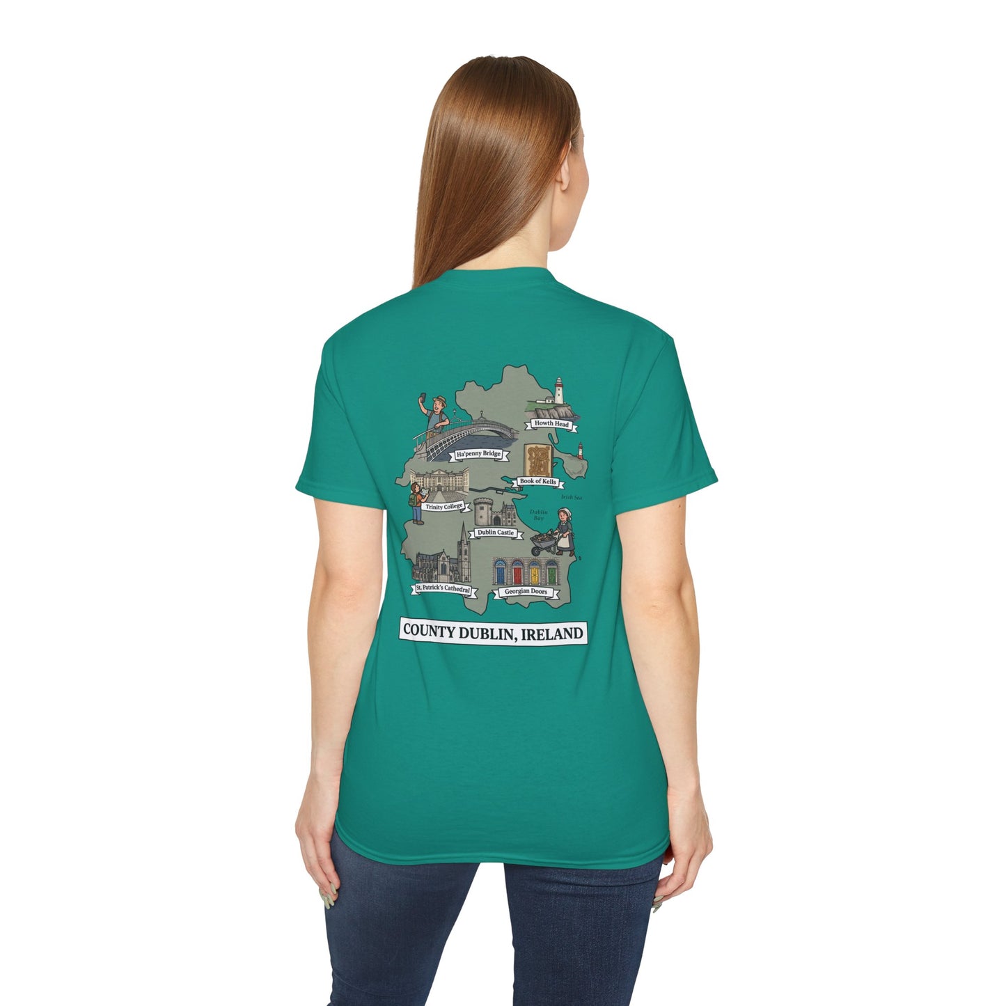 Unisex County Dublin Landmark T Shirt