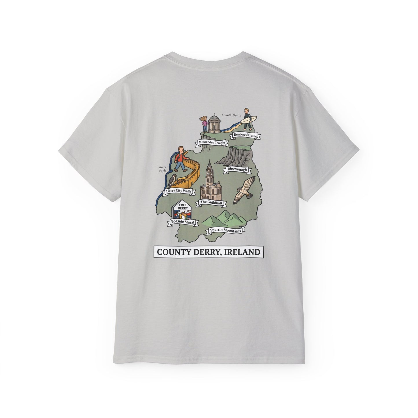 Unisex County Derry Landmark T Shirt