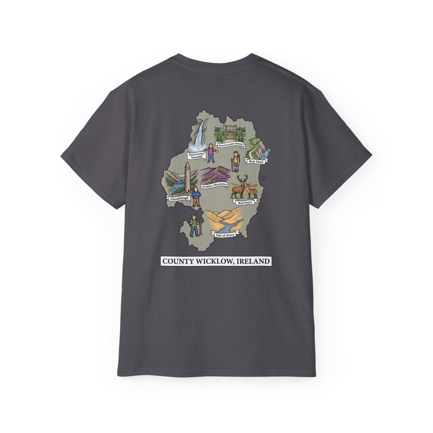 Unisex County Wicklow Landmark T Shirt