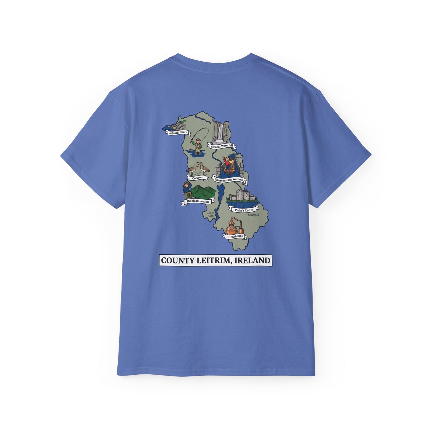 Unisex County Leitrim Landmark T Shirt