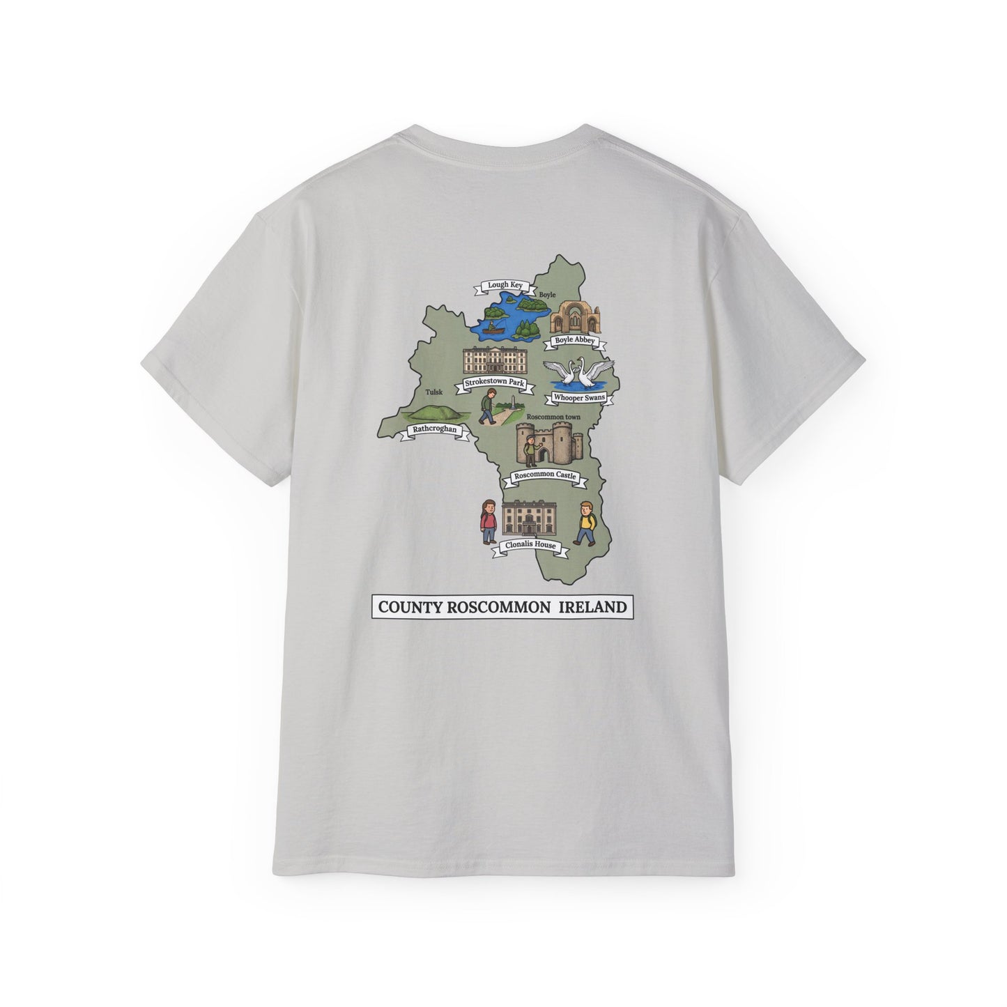 Unisex County Roscommon Landmark T Shirt