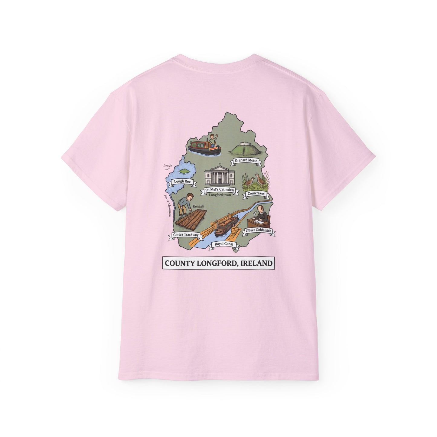 Unisex County Longford Landmark T Shirt