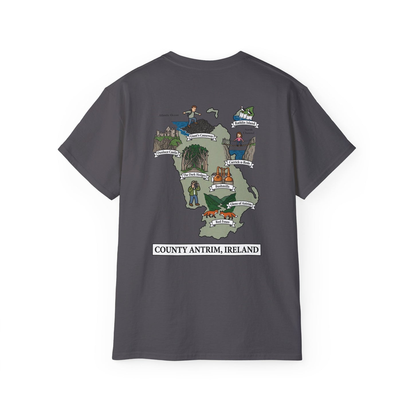 Unisex County Antrim Landmark T Shirt