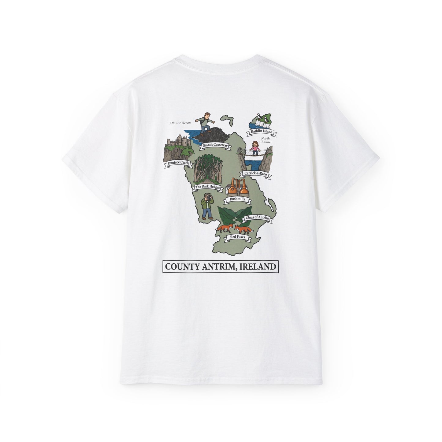 Unisex County Antrim Landmark T Shirt