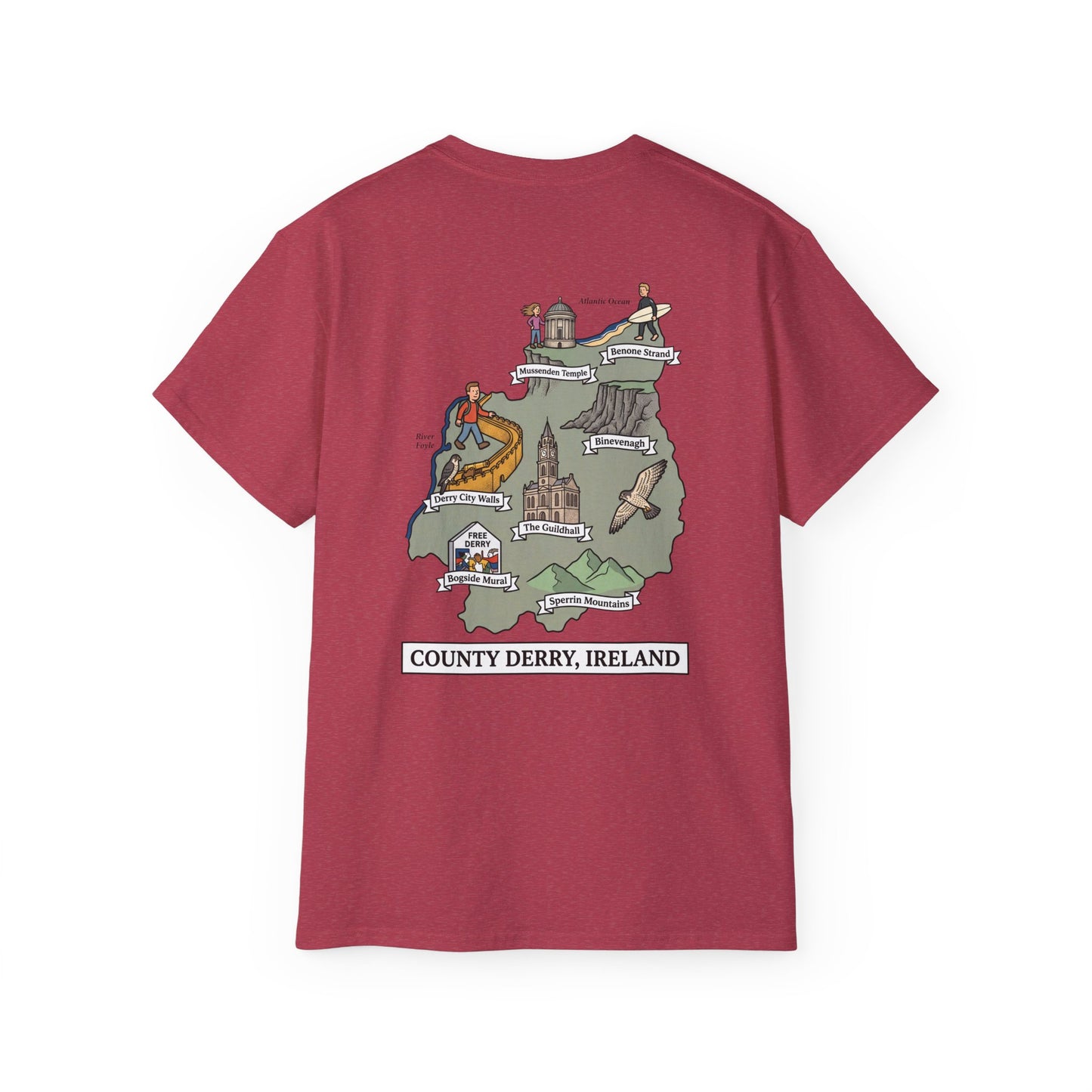 Unisex County Derry Landmark T Shirt