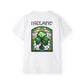 Unisex Ireland Stained Glass Shamrock T Shirt