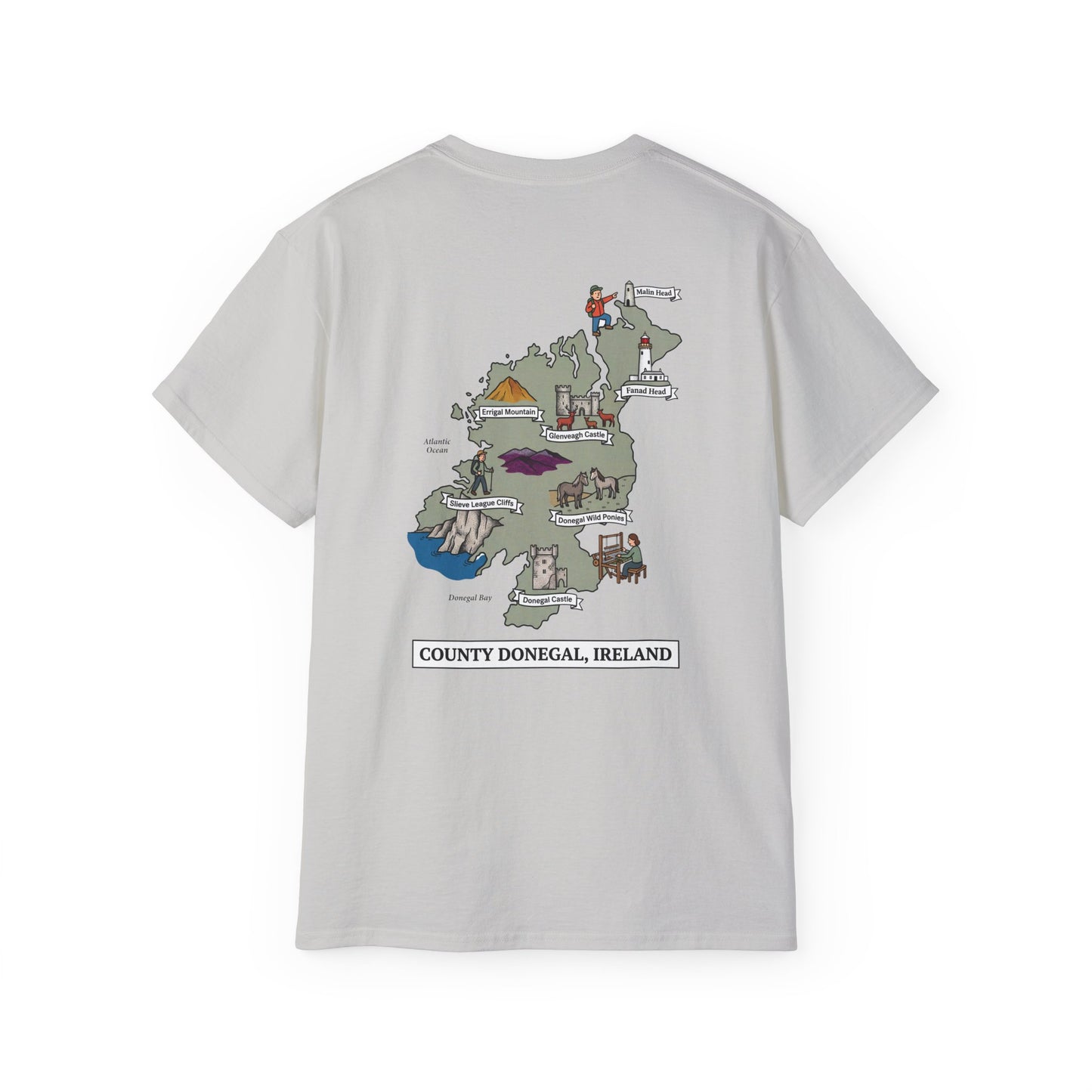 Unisex County Donegal Landmark T Shirt