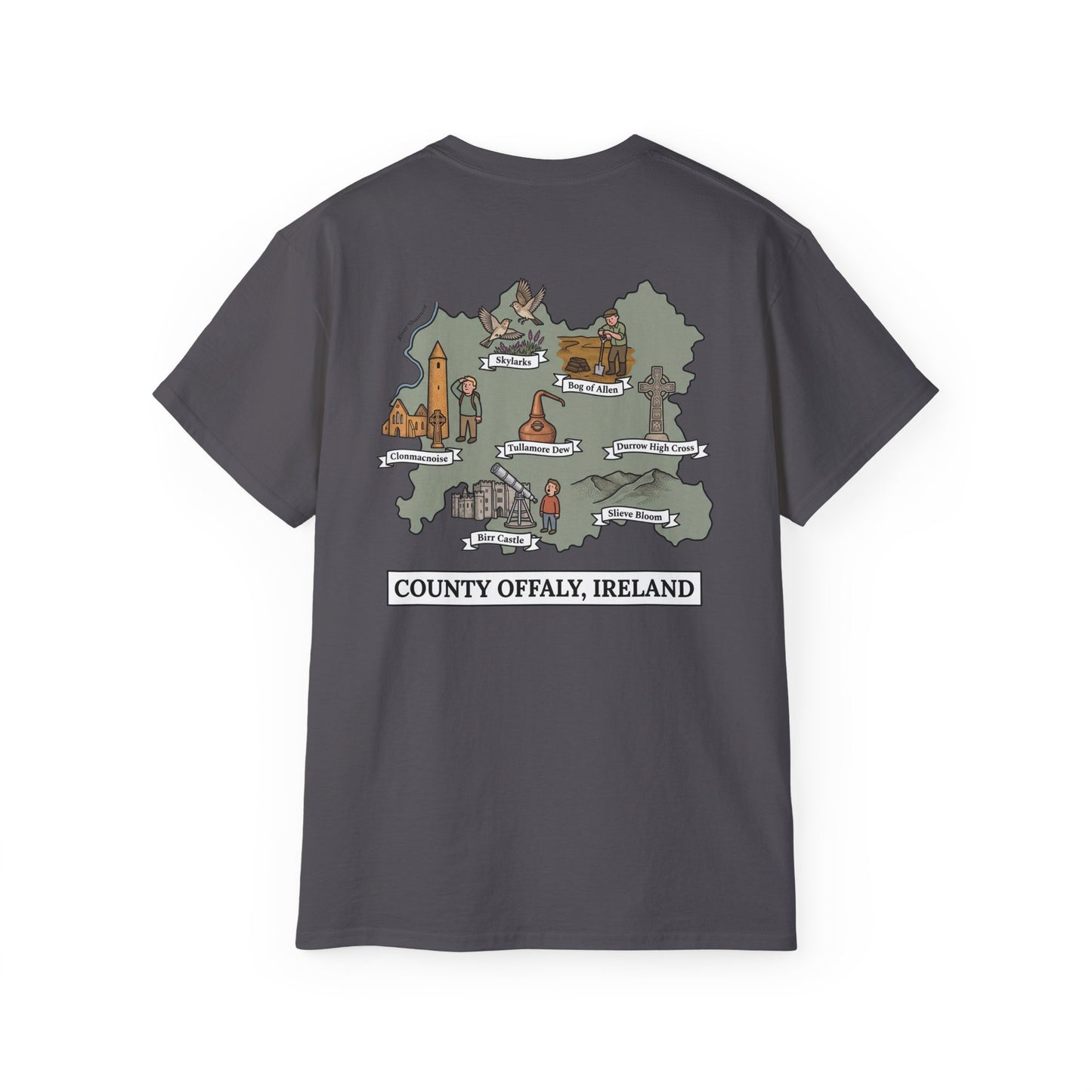 Unisex County Offaly Landmark T Shirt