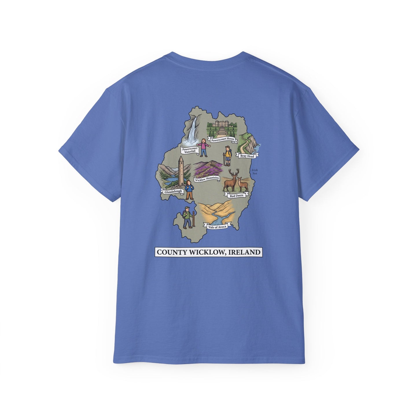 Unisex County Wicklow Landmark T Shirt