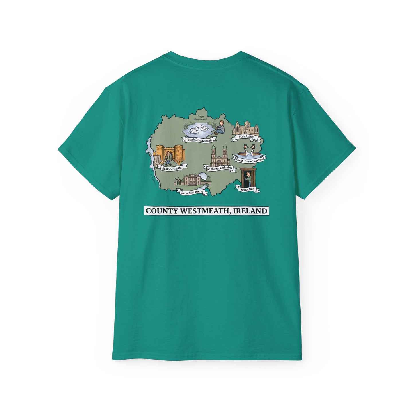 Unisex County Westmeath Landmark T Shirt