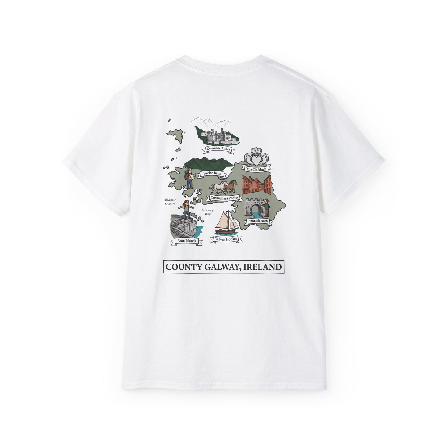 Unisex County Galway Landmark T Shirt