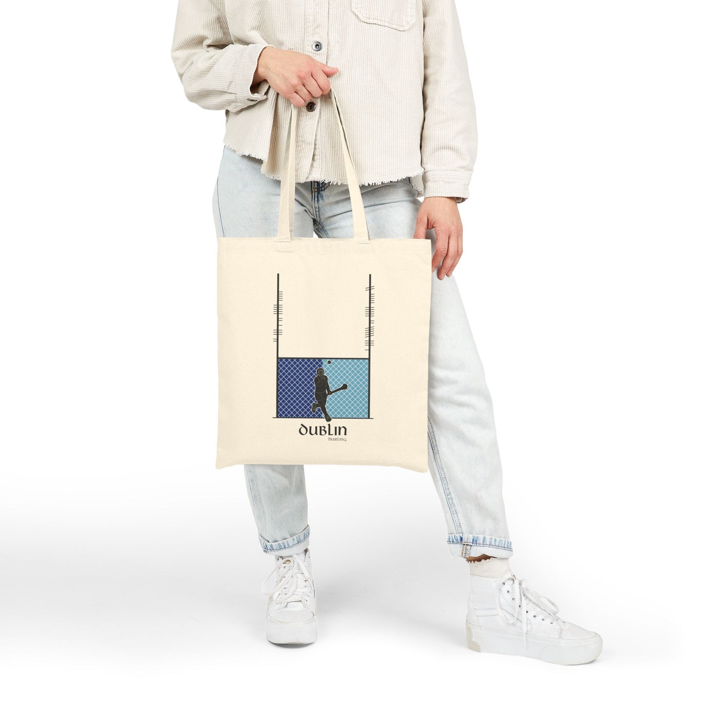 County Dublin Ogham Hurling Tote Bag | Irish Hurling | Ogham Language
