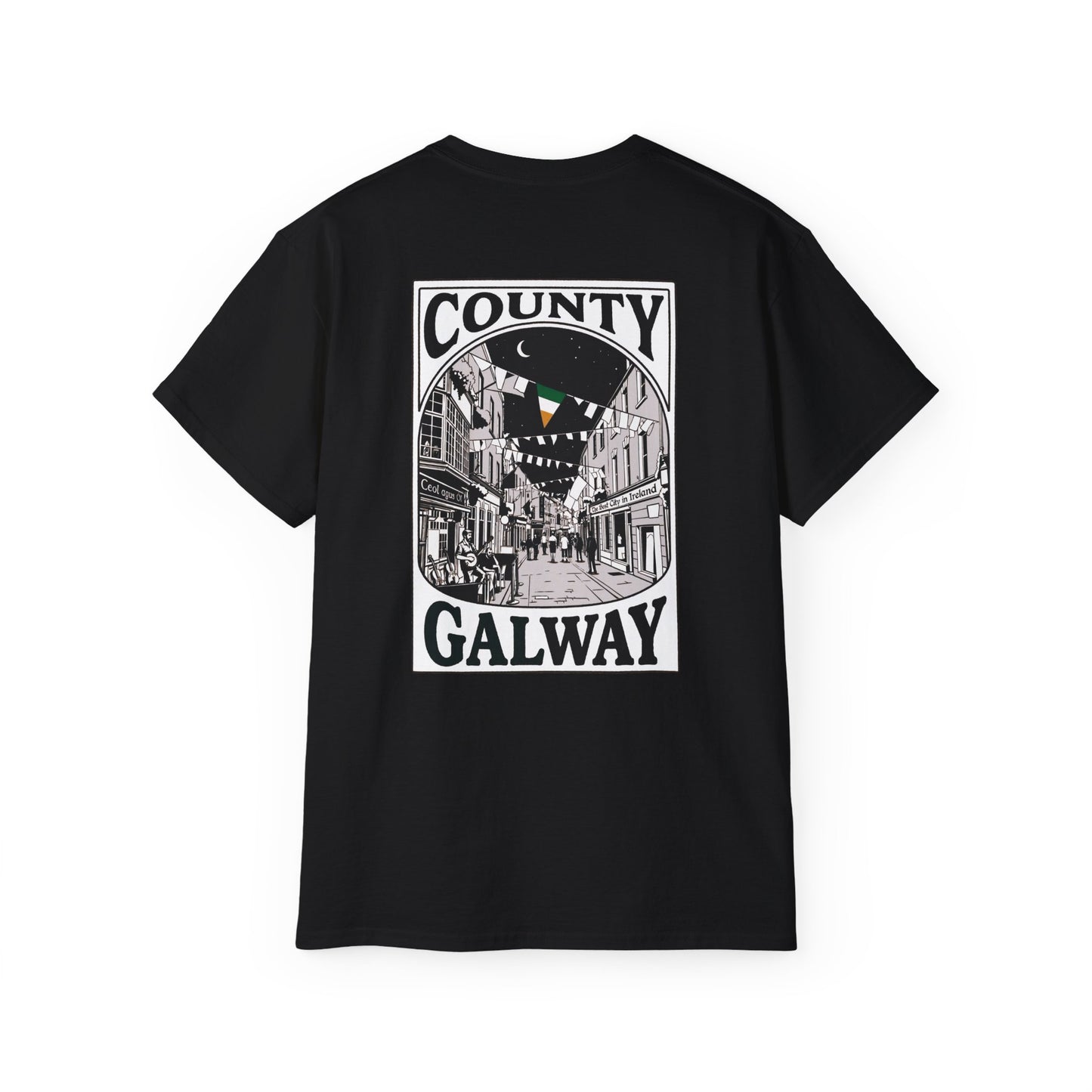 Unisex County Galway Quay Street T Shirt