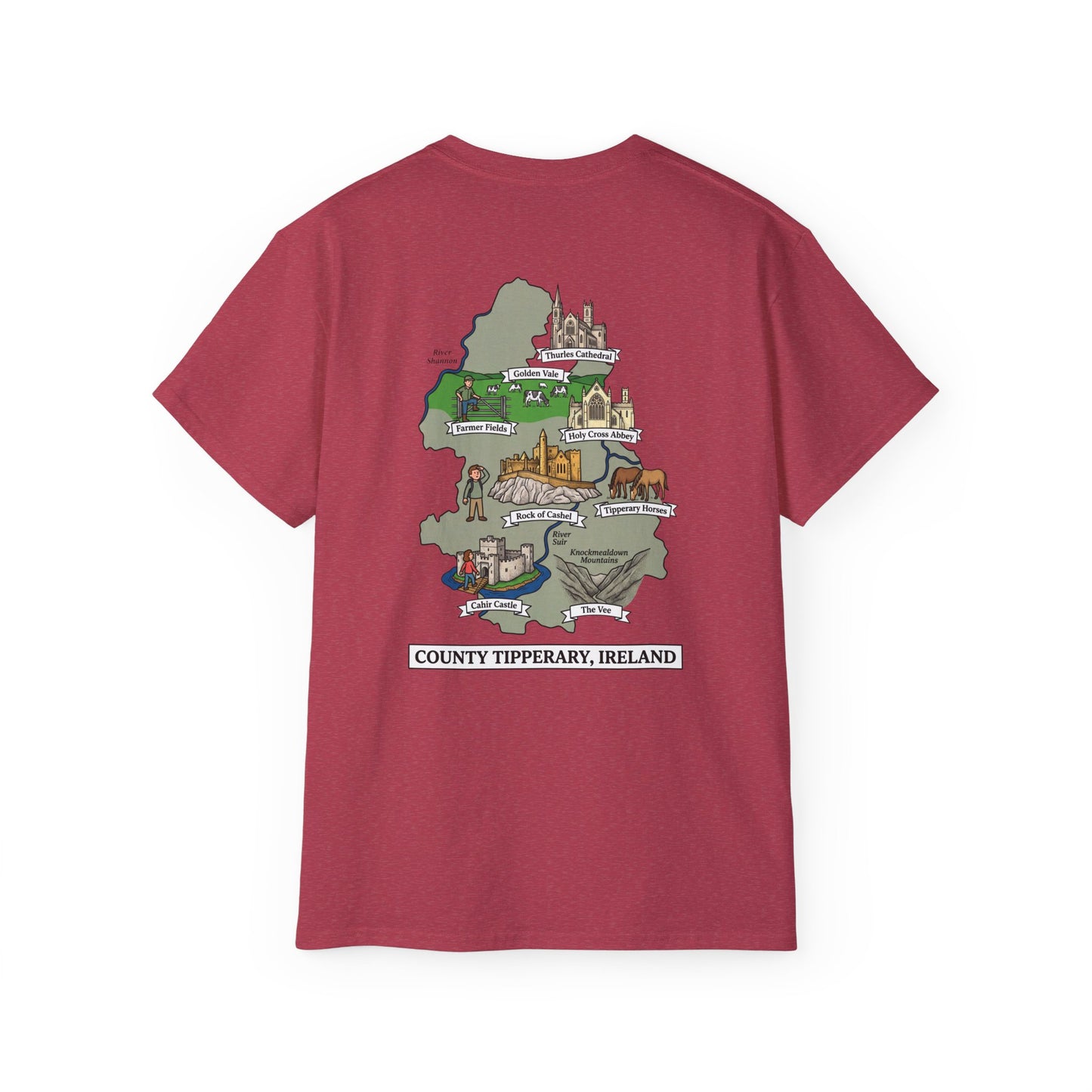 Unisex County Tipperary Landmark T Shirt