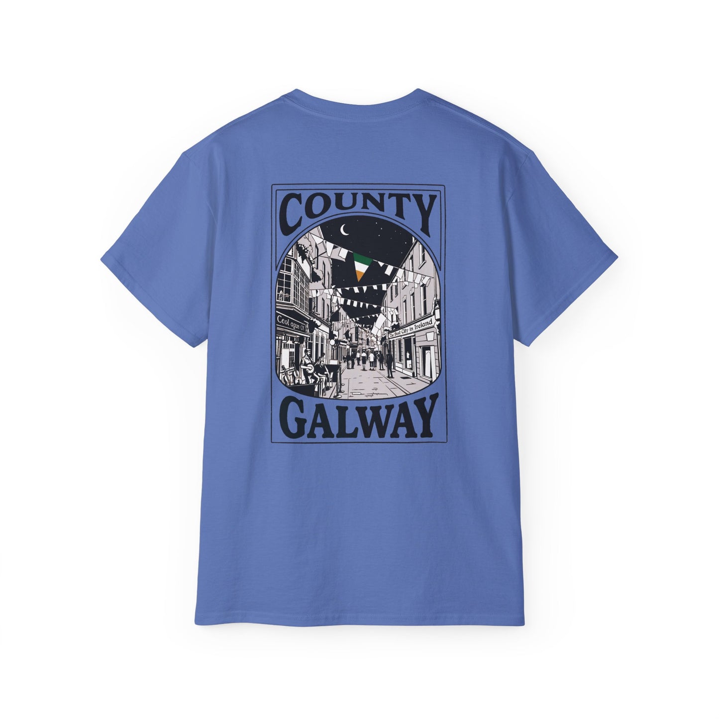 Unisex County Galway Quay Street T Shirt