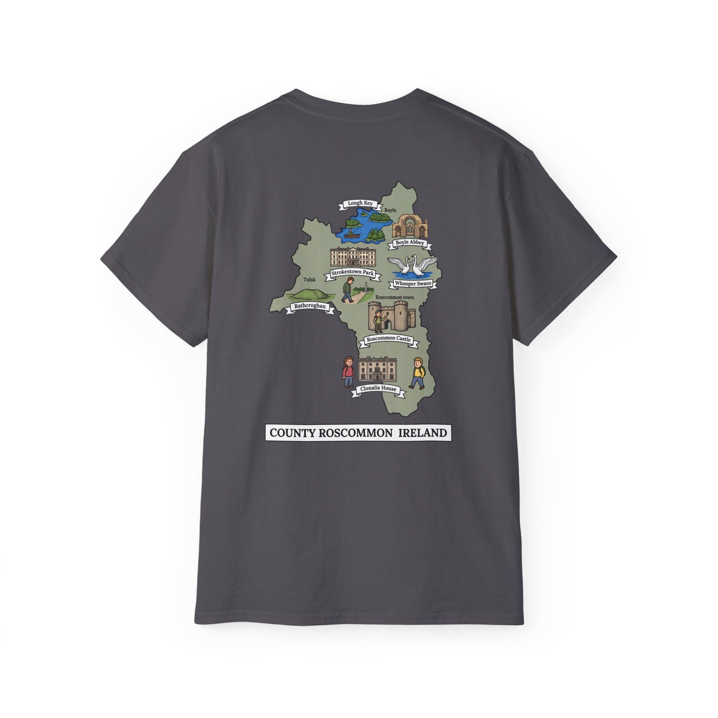 Unisex County Roscommon Landmark T Shirt