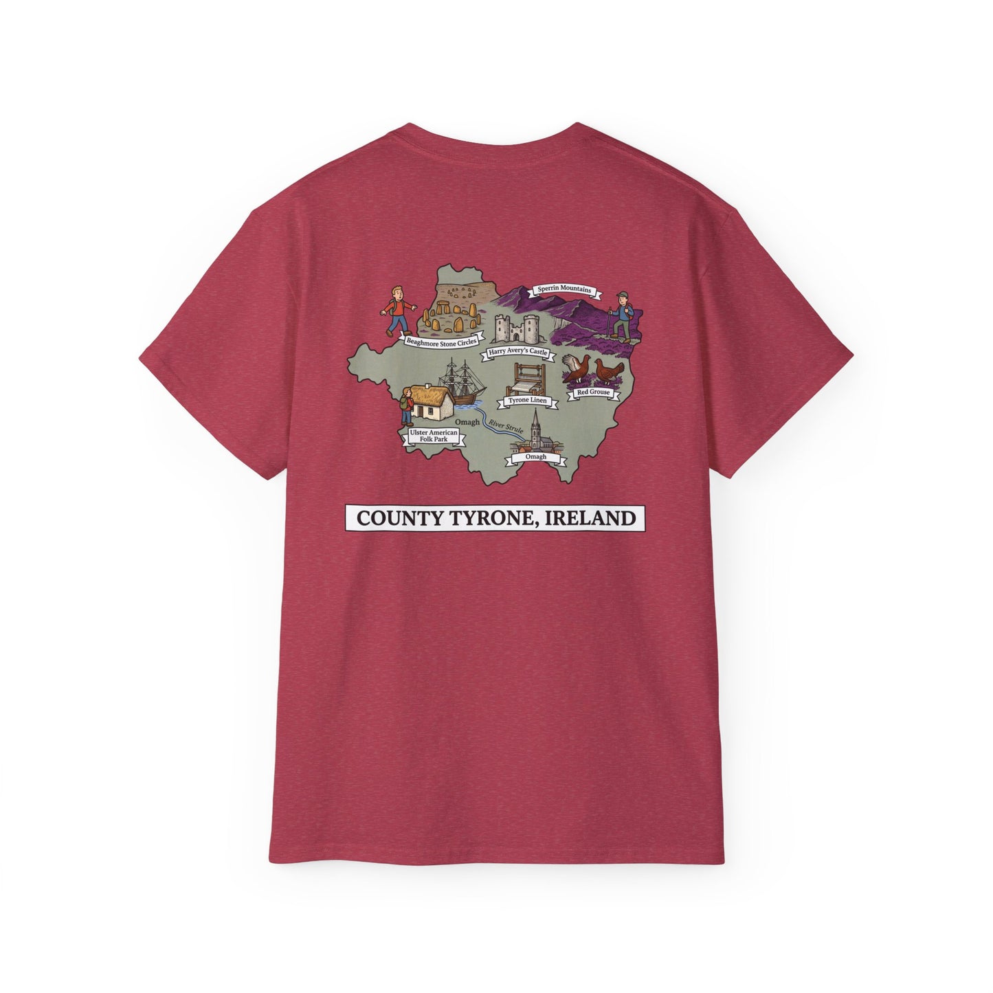 Unisex County Tyrone Landmark T Shirt