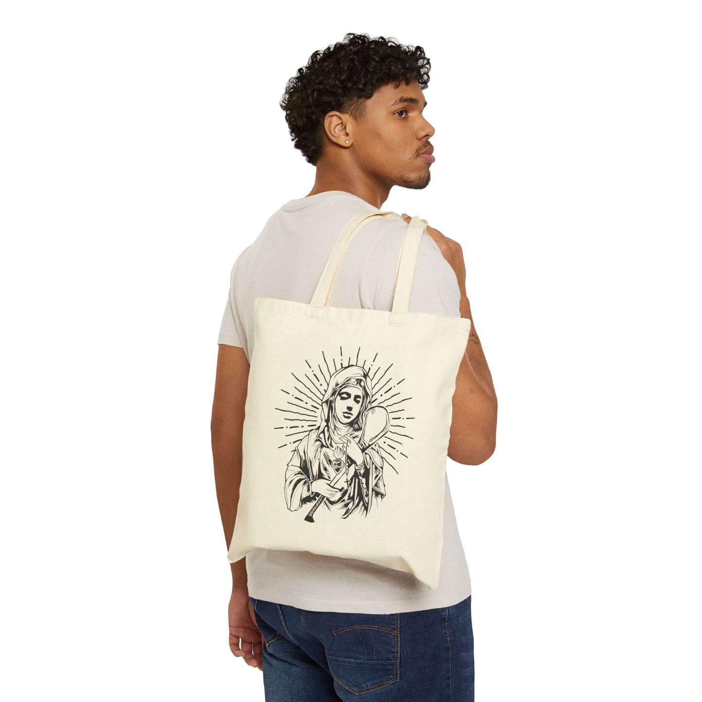 Holy Hurling Tote Bag | Irish Hurling | Christianity - Holy Mary