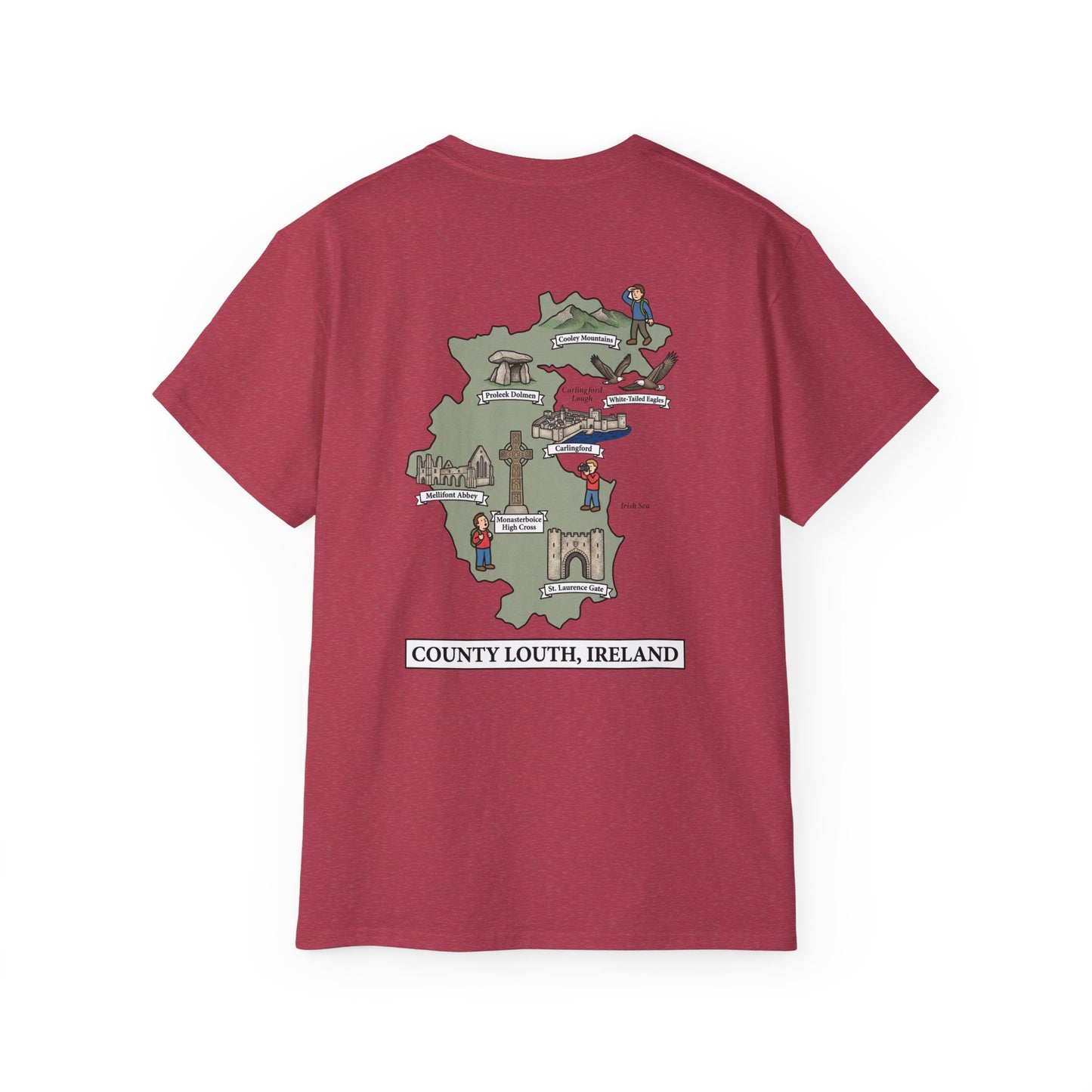 Unisex County Louth Landmark T Shirt