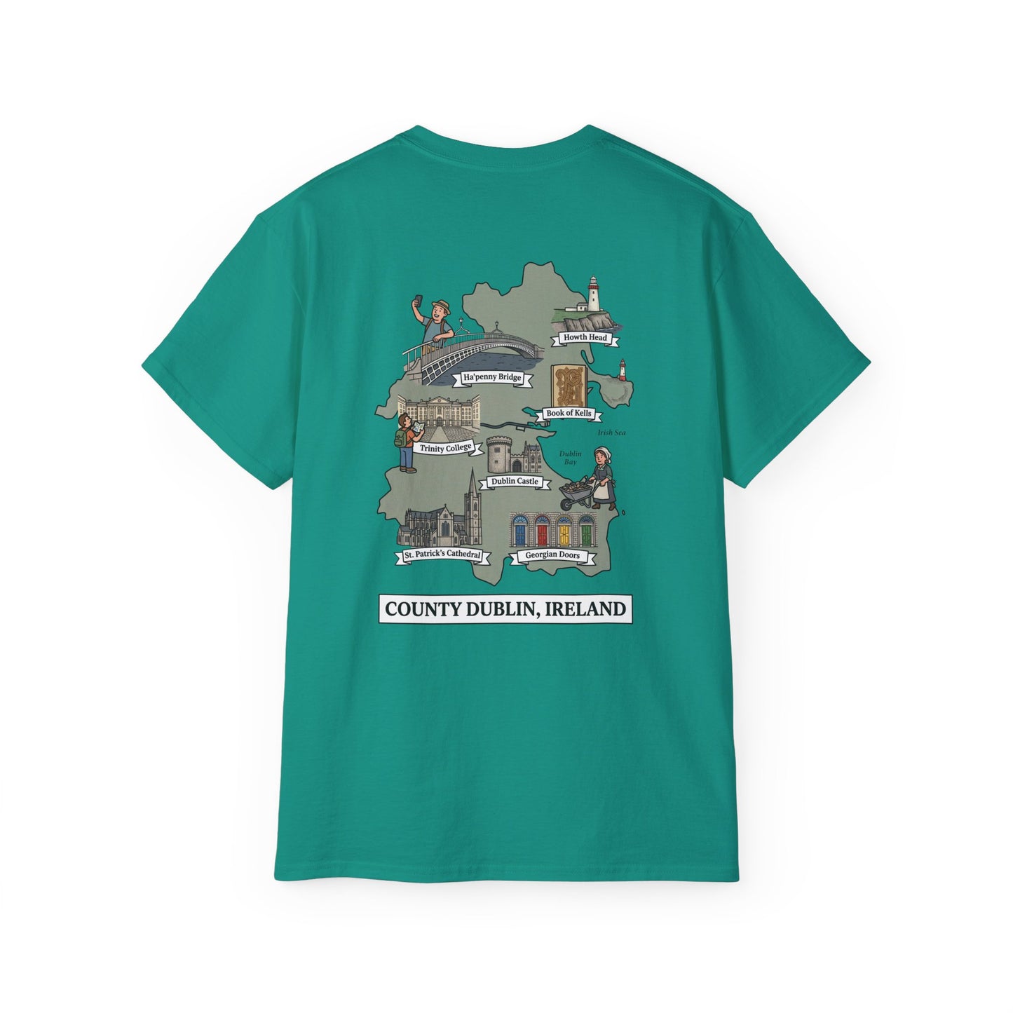 Unisex County Dublin Landmark T Shirt