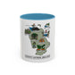 County Antrim Ireland map mug | Accent Coffee Mug