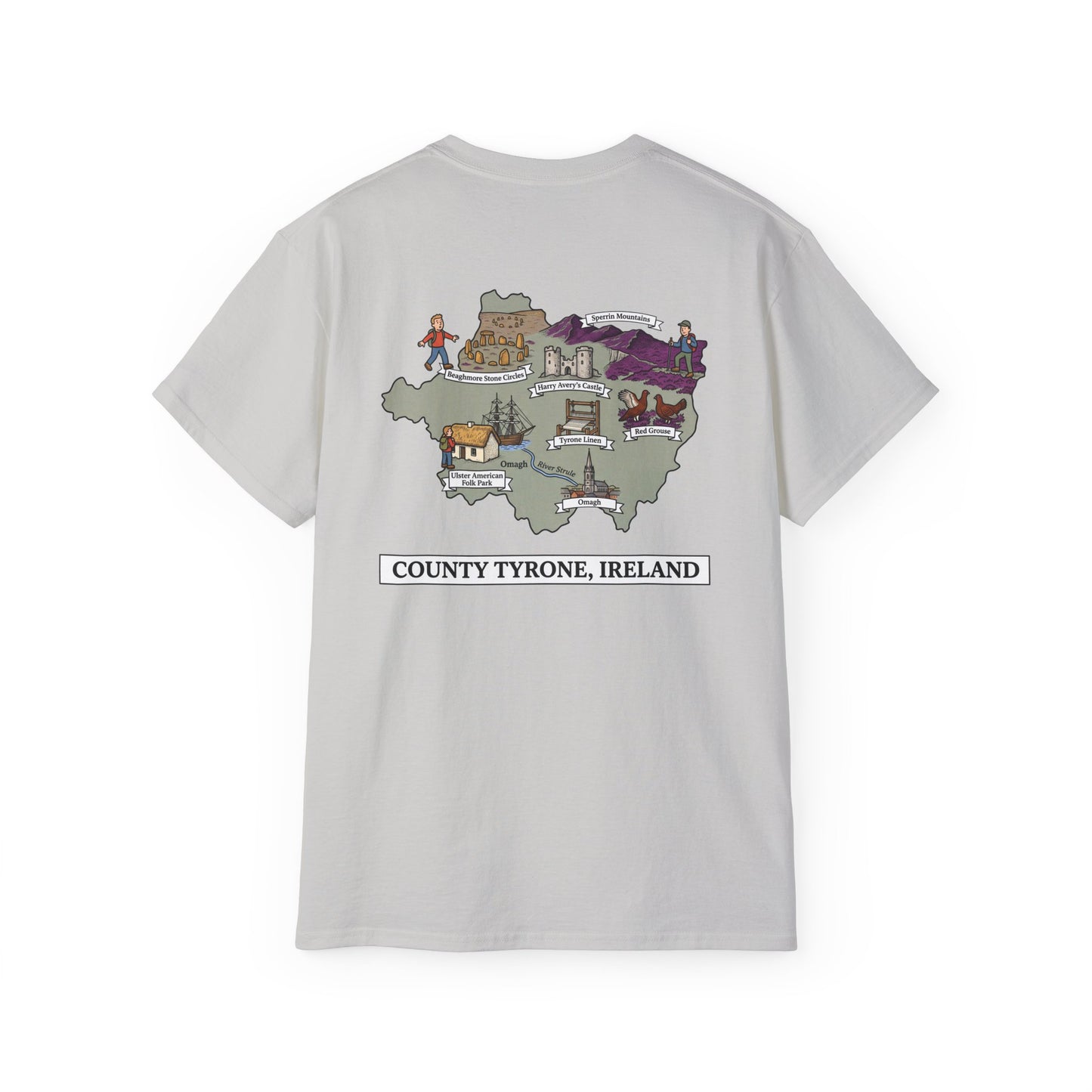 Unisex County Tyrone Landmark T Shirt