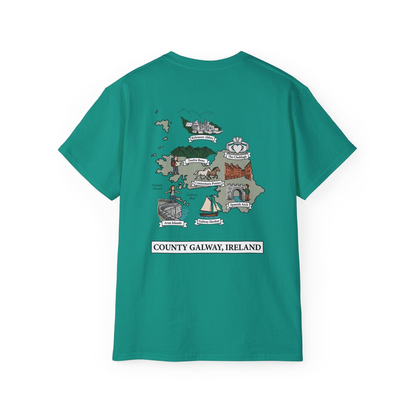 Unisex County Galway Landmark T Shirt