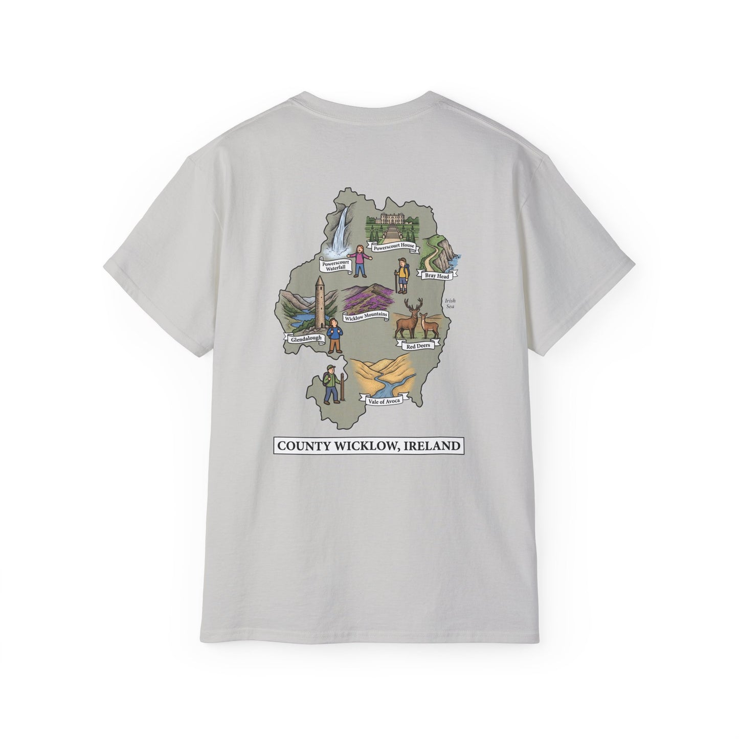 Unisex County Wicklow Landmark T Shirt