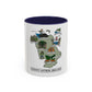 County Antrim Ireland map mug | Accent Coffee Mug