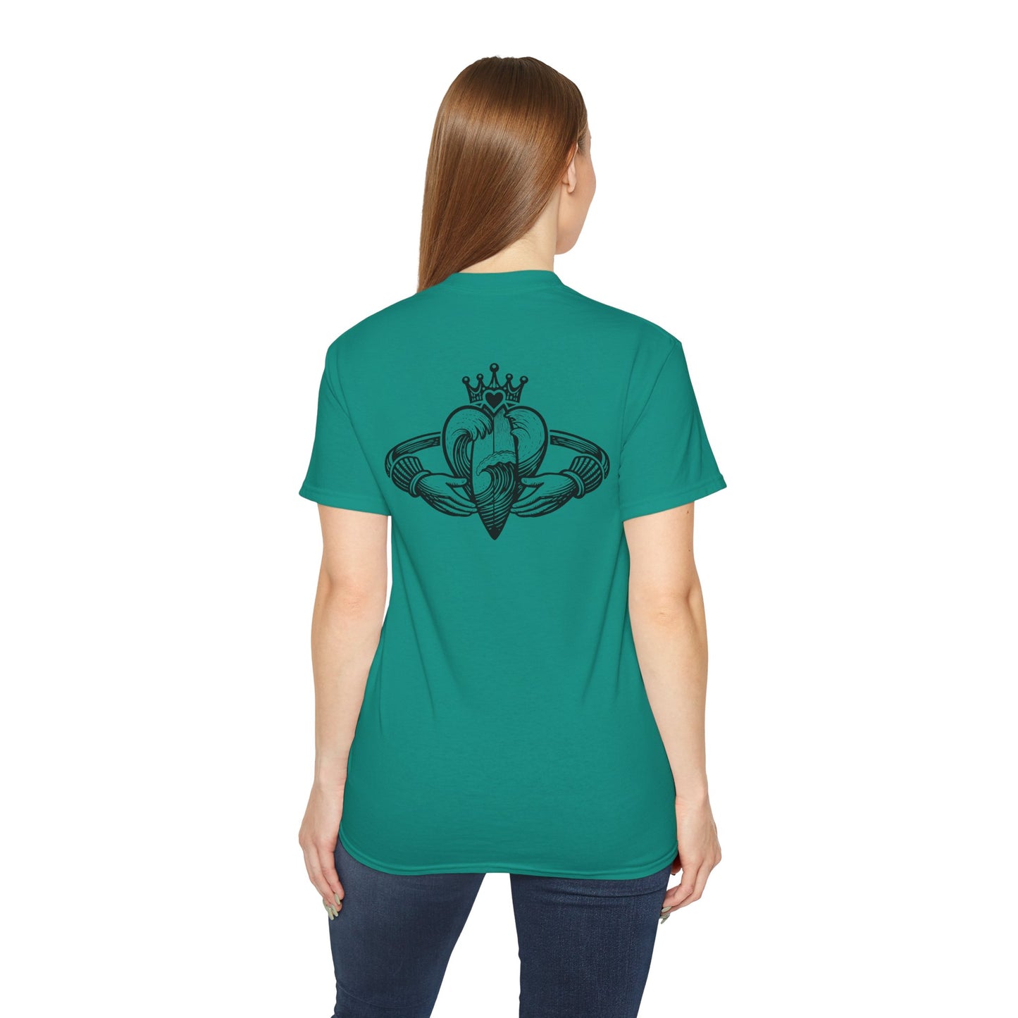 Unisex Claddagh Surf T Shirt